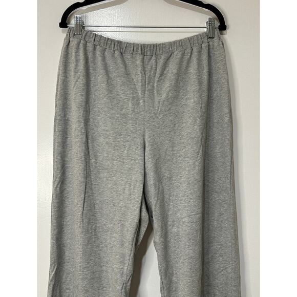 Rebecca Minkoff Notch Collar Pajama Set Gray White Cotton Size Medium NWT Comfy - Picture 13 of 15